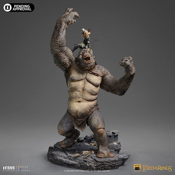 Iron Studios - Deluxe Art Scale 1/10 - Le Seigneur des anneaux - Legolas vs. Troll des Cavernes Statue 72cm - flash vidéo
