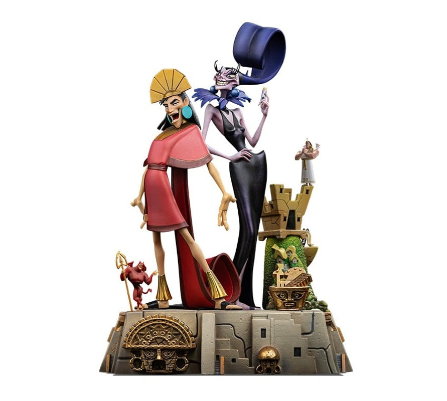 Iron Studios - Deluxe Art Scale 1/10 - Disney - The Emperor's New Groove - Kuzko & Yzma Statue 27cm