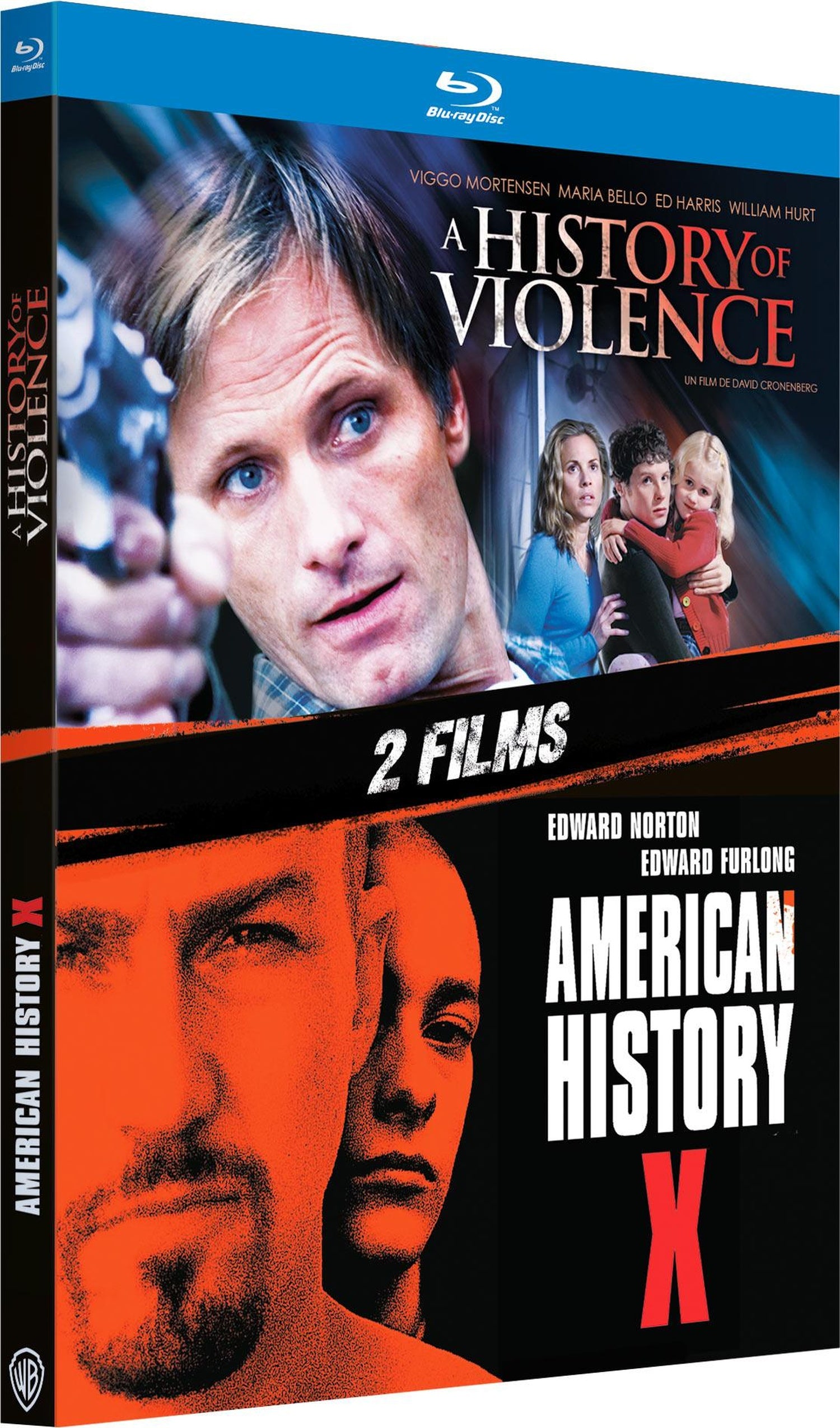 A History of Violence + American History X [Blu-ray]