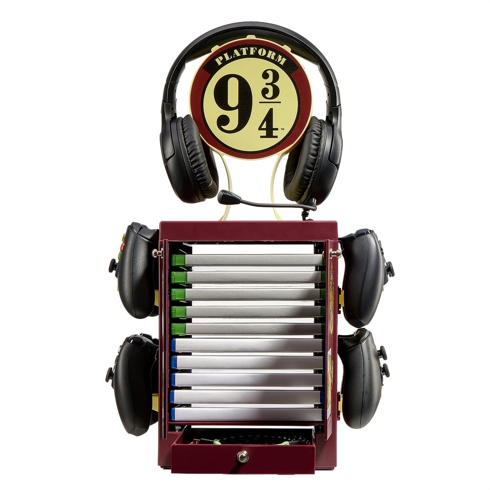 Numskull - Harry Potter - Meuble de rangement officiel Voie 9 3/4 pour gamer - flash vidéo