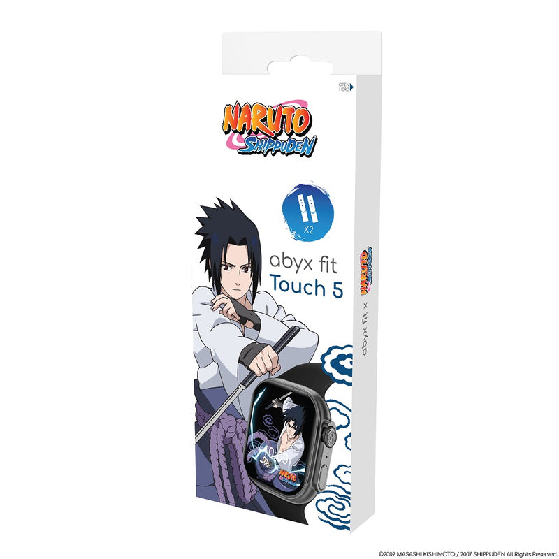 Abyx Fit - Touch 5 - Montre connectée Naruto Shippuden - Sasuke Uchiwa - Gris spatial