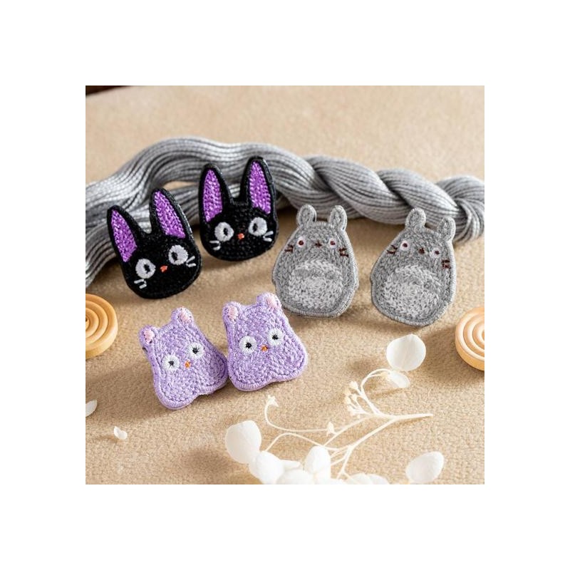 BIJOU BOUCLE D’OREILLES À CLIPS BRODERIE JIJI - KIKI LA PETITE SORCIÈ