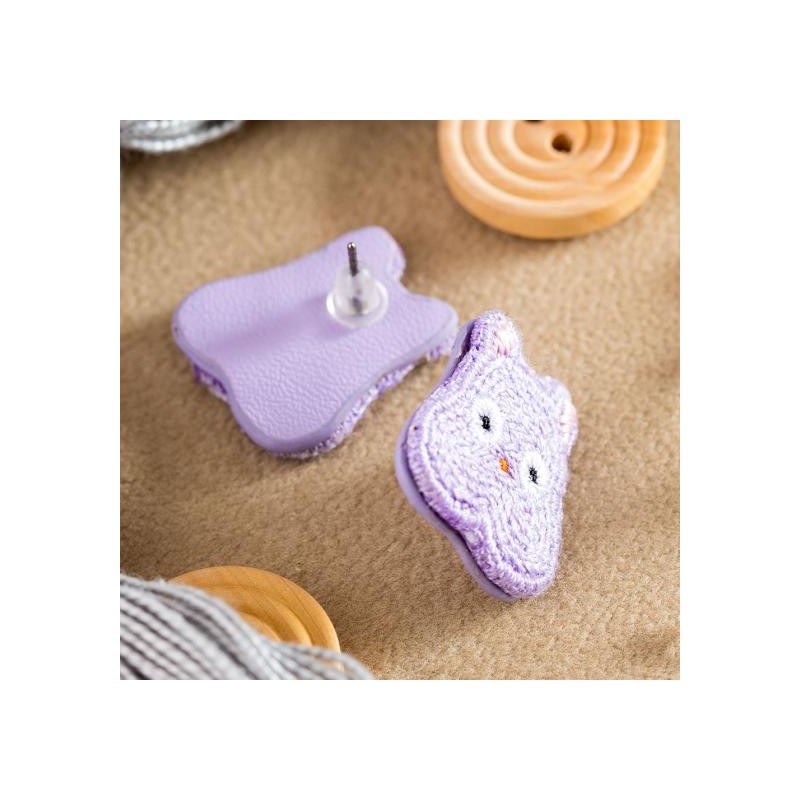BIJOU BOUCLE D’OREILLES BRODERIE BOH MOUSE - LE VOYAGE DE CHIHIRO