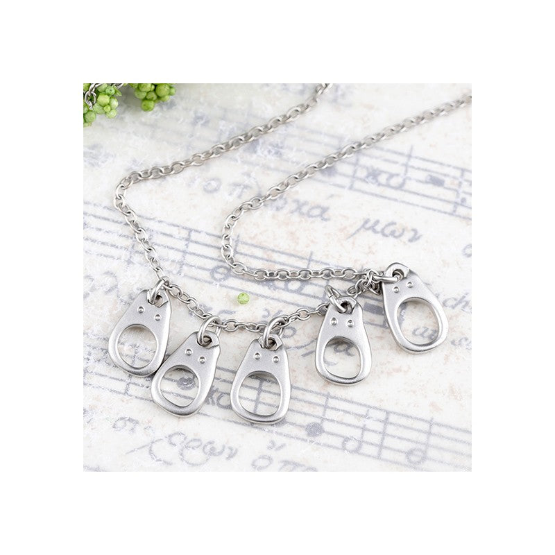 BIJOU COLLIER TOTORO BLANC METAL- MON VOISIN TOTORO