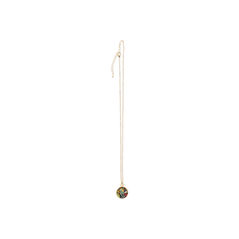 BIJOU PENDENTIF LOUISE ET BARON VITRAIL - SI TU TENDS L'OREILLE