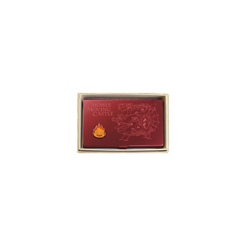 BOÎTE MÉTAL CARTE DE VISITE CALCIFER - LE CHÂTEAU AMBULANT