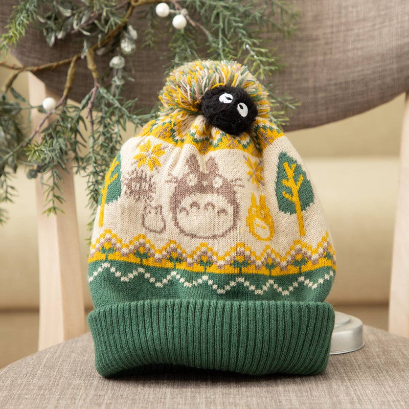 BONNET À POMPON TOTORO & NOIRAUDES - MON VOISIN TOTORO