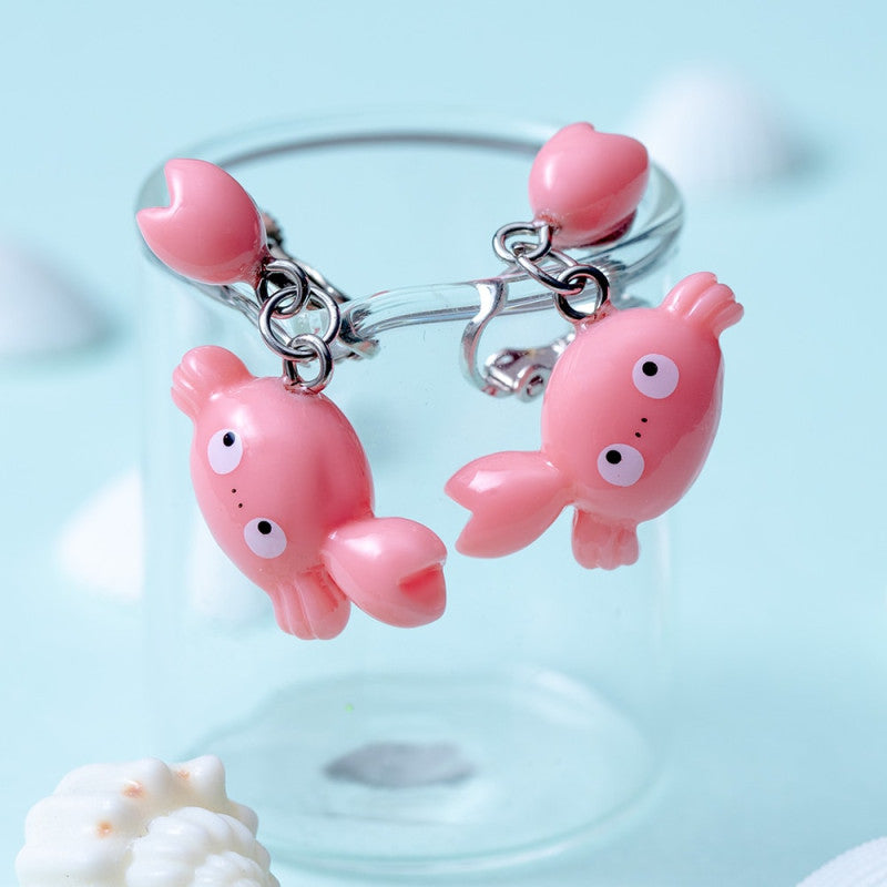 BOUCLE D’OREILLES CLIP MEI CRABE - MON VOISIN TOTORO