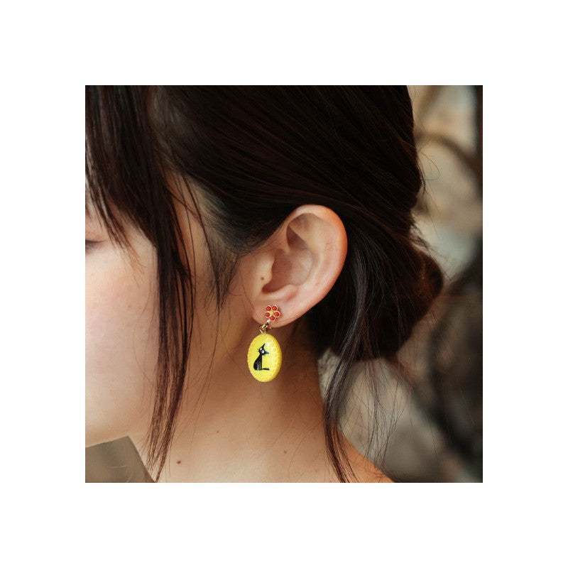 BOUCLES D’OREILLES FANTAISIE JAUNES JIJI - KIKI LA PETITE SORCIÈRE