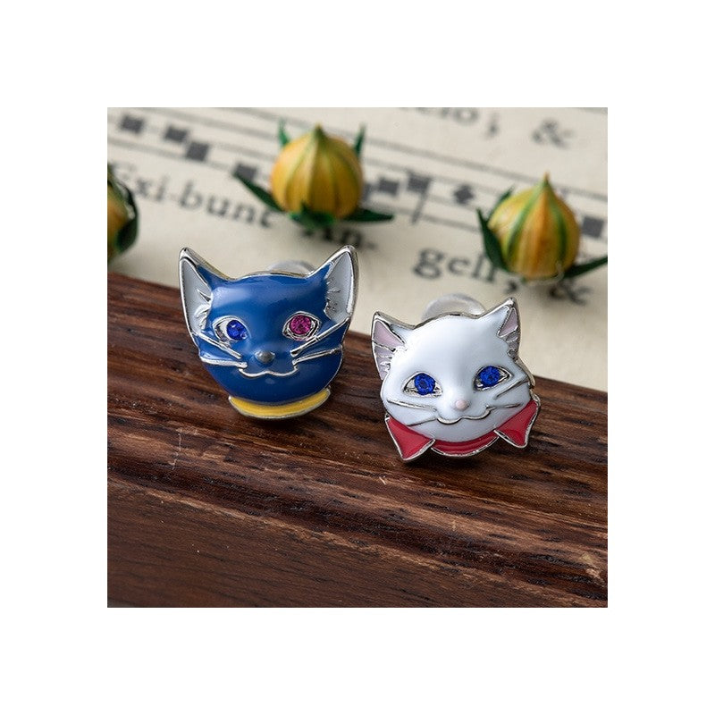 BOUCLES D’OREILLES PERCÉES YUKI & LUNE - LE ROYAUME DES CHATS