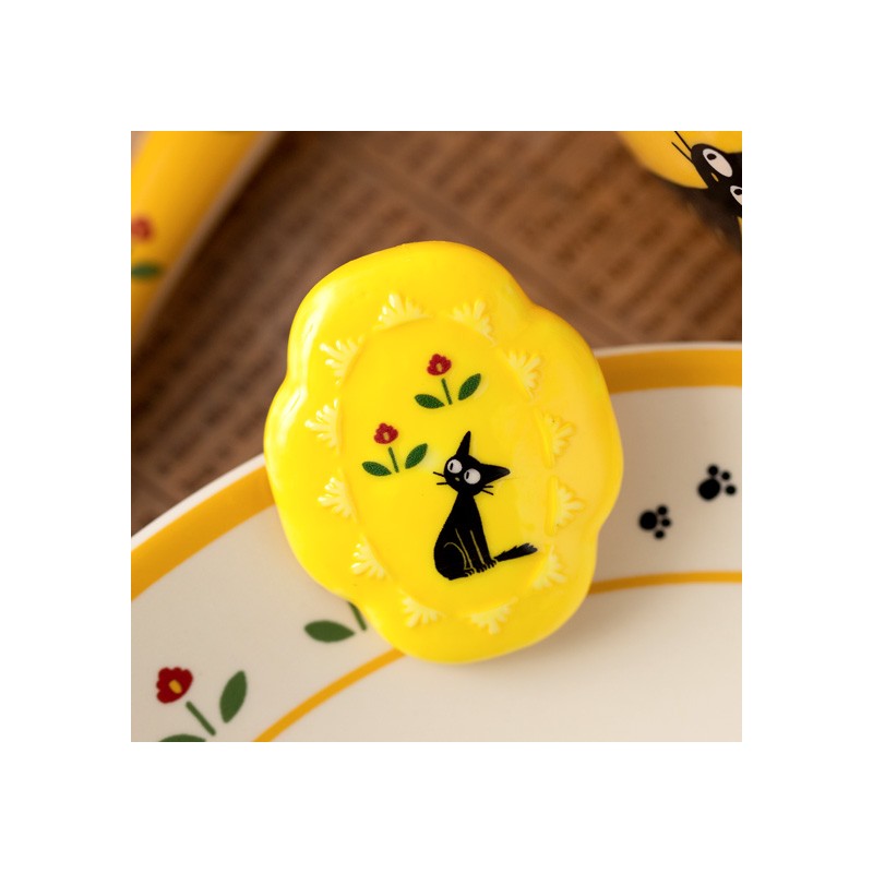 BROCHE FANTAISIE JAUNE JIJI - KIKI LA PETITE SORCIÈRE