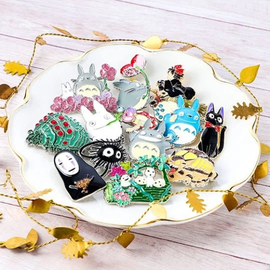Ghibli - Mon Voisin Totoro - Broche en métal "Totoro" - flash vidéo