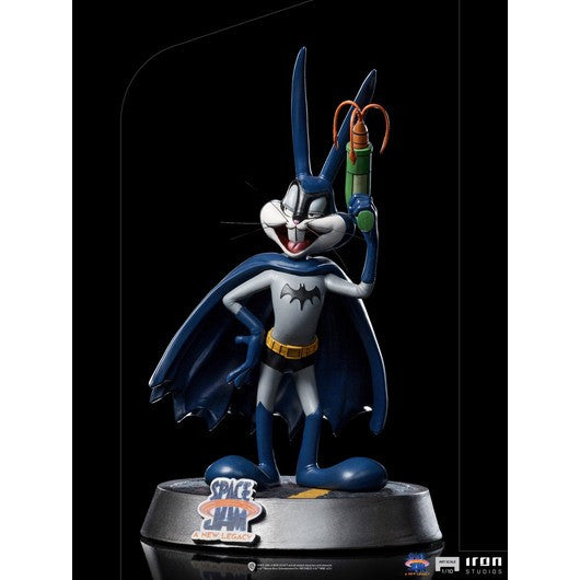 Iron Studios - Arts Scale 1/10 - Space Jam: A New Legacy - Bugs Bunny (Batman Version) Statue 19cm - flash vidéo