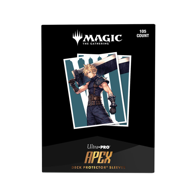 Ultra Pro - Magic: The Gathering - Final Fantasy - Pochettes de protection APEX Deck Cloud, Ex-SOLDIER 105p.