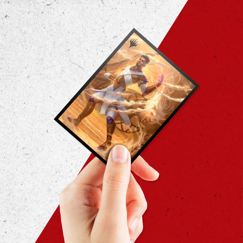 Ultra Pro - Magic: The Gathering - Aetherdrift - Sachet de 100 protèges cartes standard Basri, Tomorrow's Champion (66 x 91 mm)