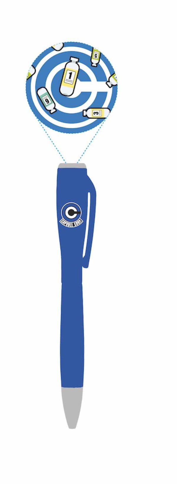 Dragon Ball - Stylo projecteur Capsule Corp - flash vidéo