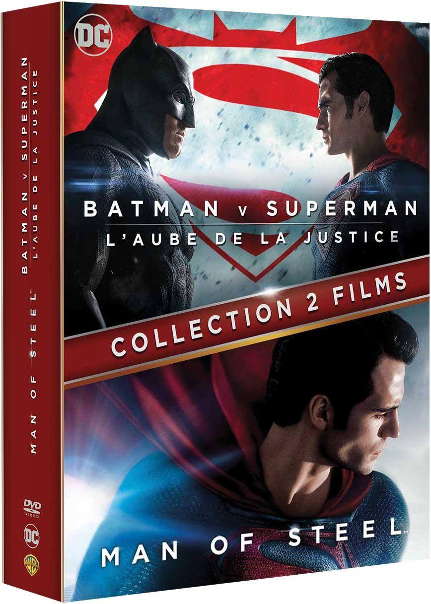 Collection 2 films : Batman v Superman : L'aube de la justice + Man of Steel [DVD]