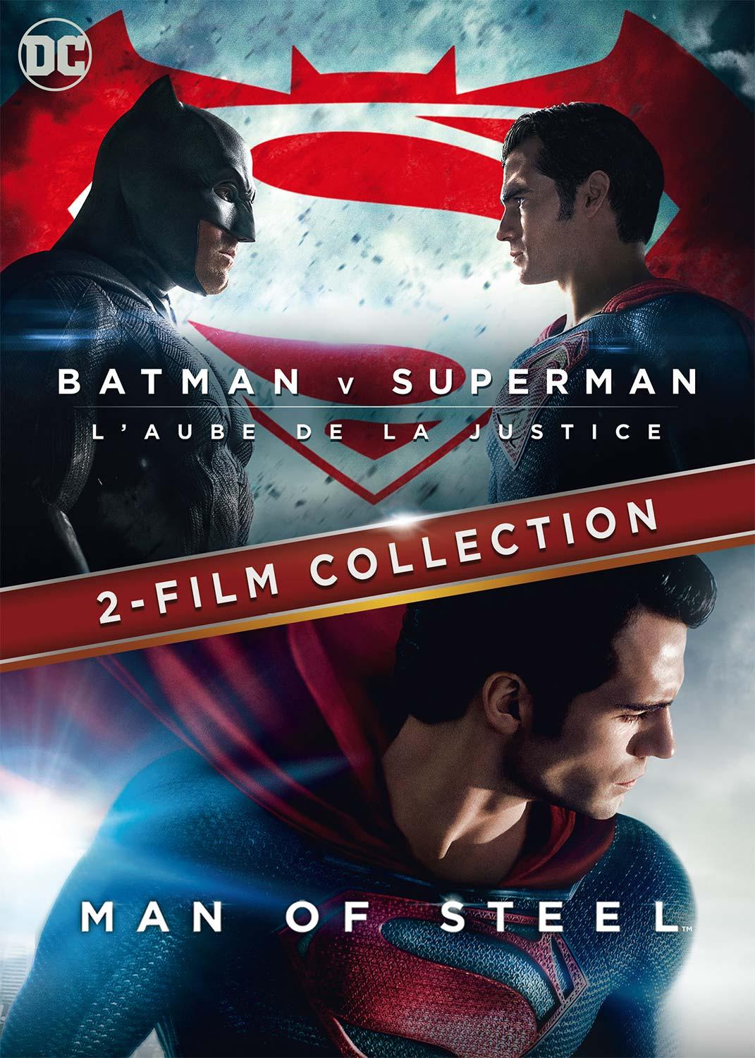 Collection 2 films : Batman v Superman : L'aube de la justice + Man of Steel [DVD]