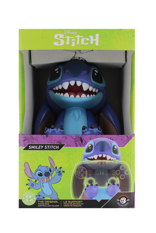 Cable Guys - Disney - Lilo et Stitch - Stitch Souriant Support Chargeur pour Téléphone et Manette