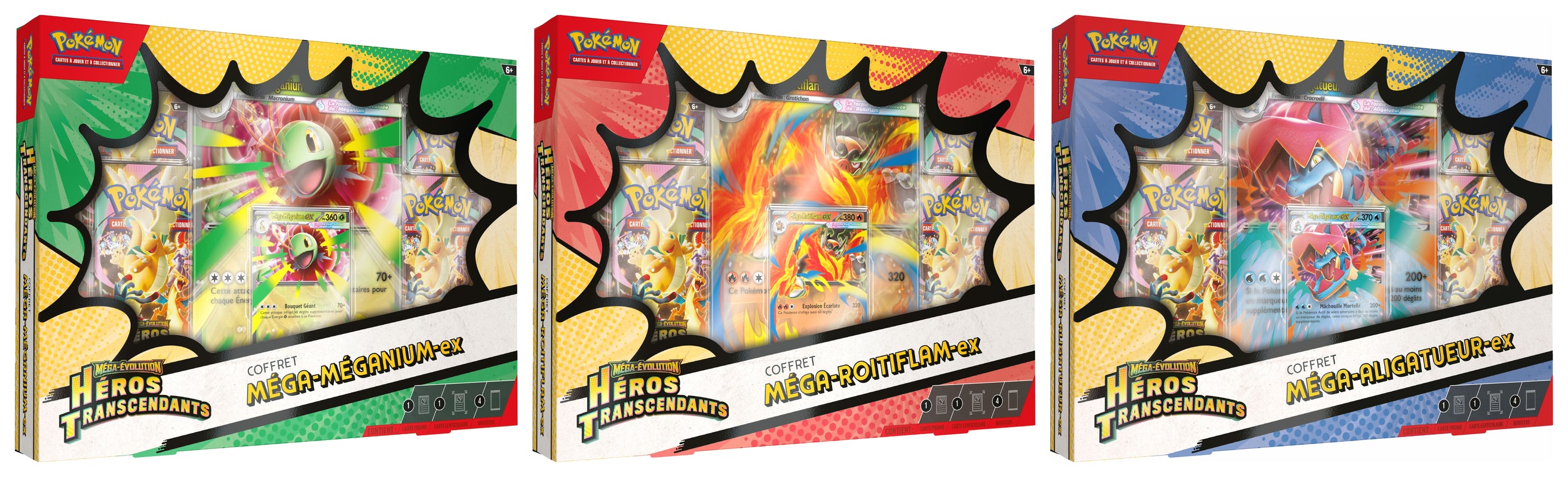 Pokémon JCC : Coffret ex Méga-Évolution - ME2.5 Héros Transcendants (1x coffret aléatoire)