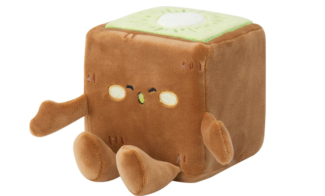 MGM - Squarepal - Peluche à mémoire de forme Kiwi 10cm