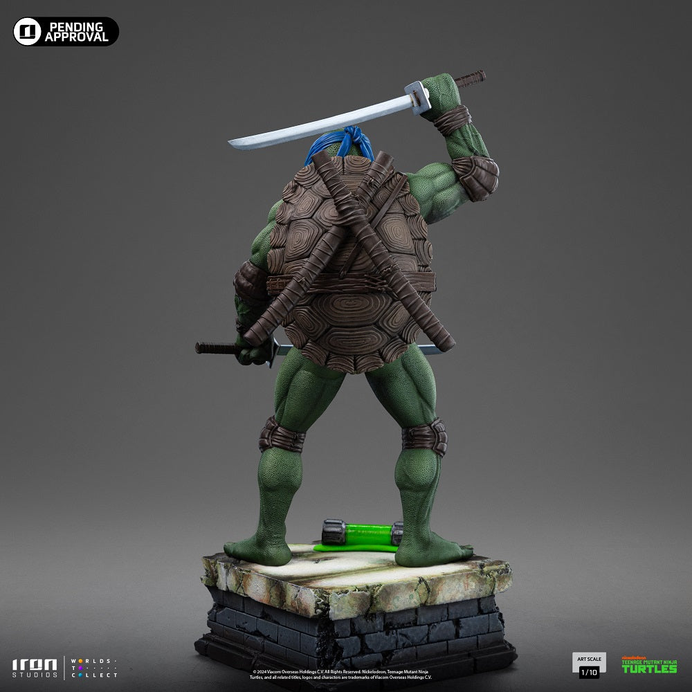 Iron Studios - Art Scale 1/10 - Teenage Mutant Ninja Turtles - Leonardo Statue 21cm - flash vidéo