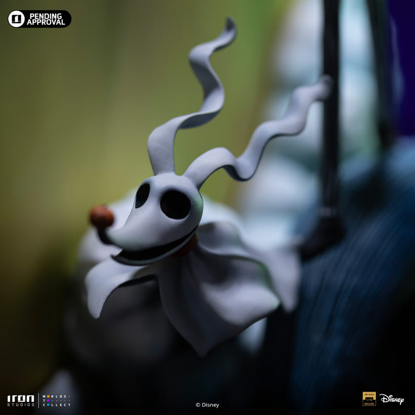 Iron Studios - Deluxe Art Scale 1/10 - Disney - L'Étrange Noël de monsieur Jack - Jack et Sally Statue 39cm - flash vidéo