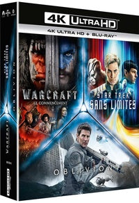 Science Fiction 4K - Coffret : Star Trek Sans limites + Warcraft : le commencement + Oblivion [4K Ultra HD]