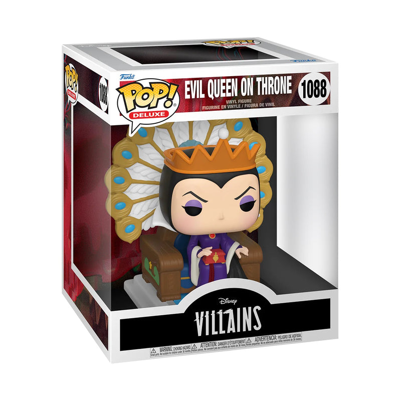 Funko Pop! Deluxe: Disney Villains - Evil Queen on Throne ENG Merchandising