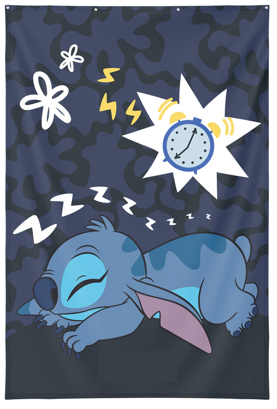Disney - Poster Tissu Stitch Dormant 125x85cm