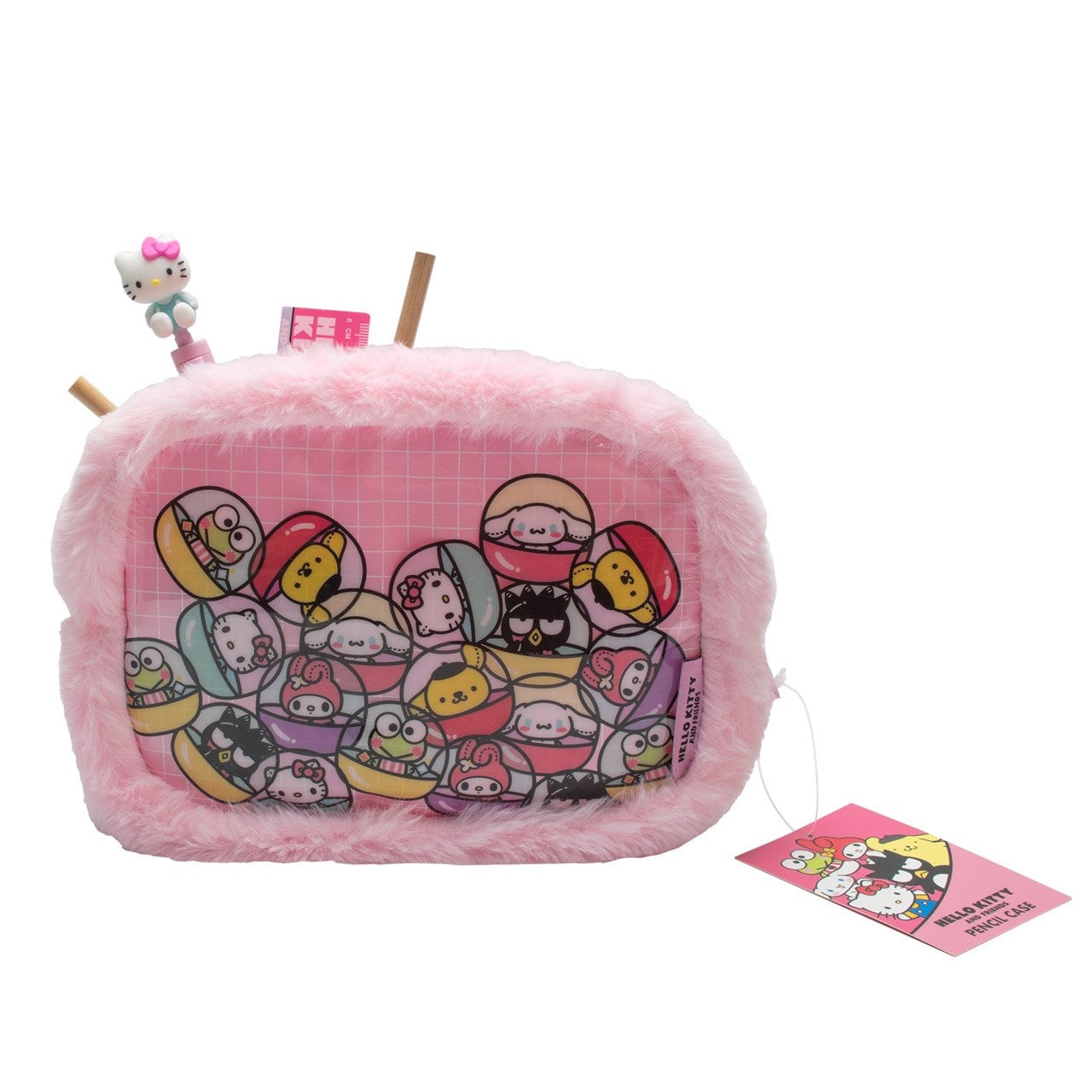 Sanrio - Trousse à crayons en peluche Hello Kitty