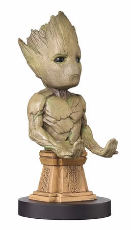 Cable Guys - Marvel - I Am Groot - Groot Support Chargeur pour Téléphone et Manette - flash vidéo