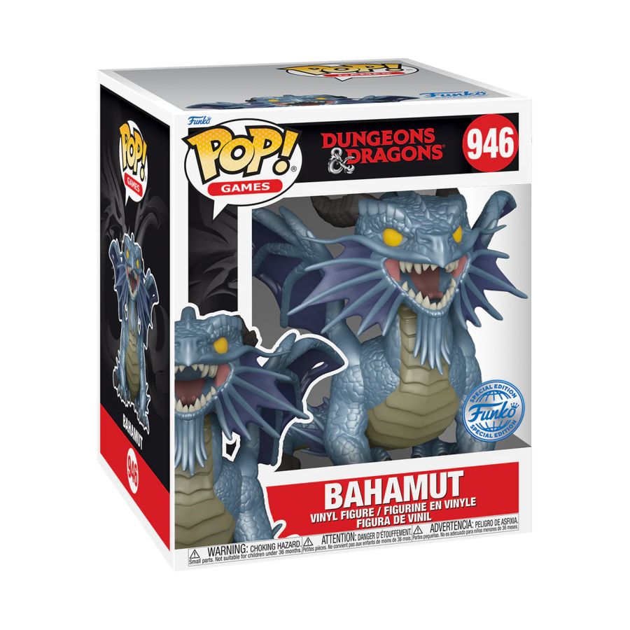 Funko Pop! Super: Dungeons & Dragons - Bahamut 6" Super Sized Pop!
