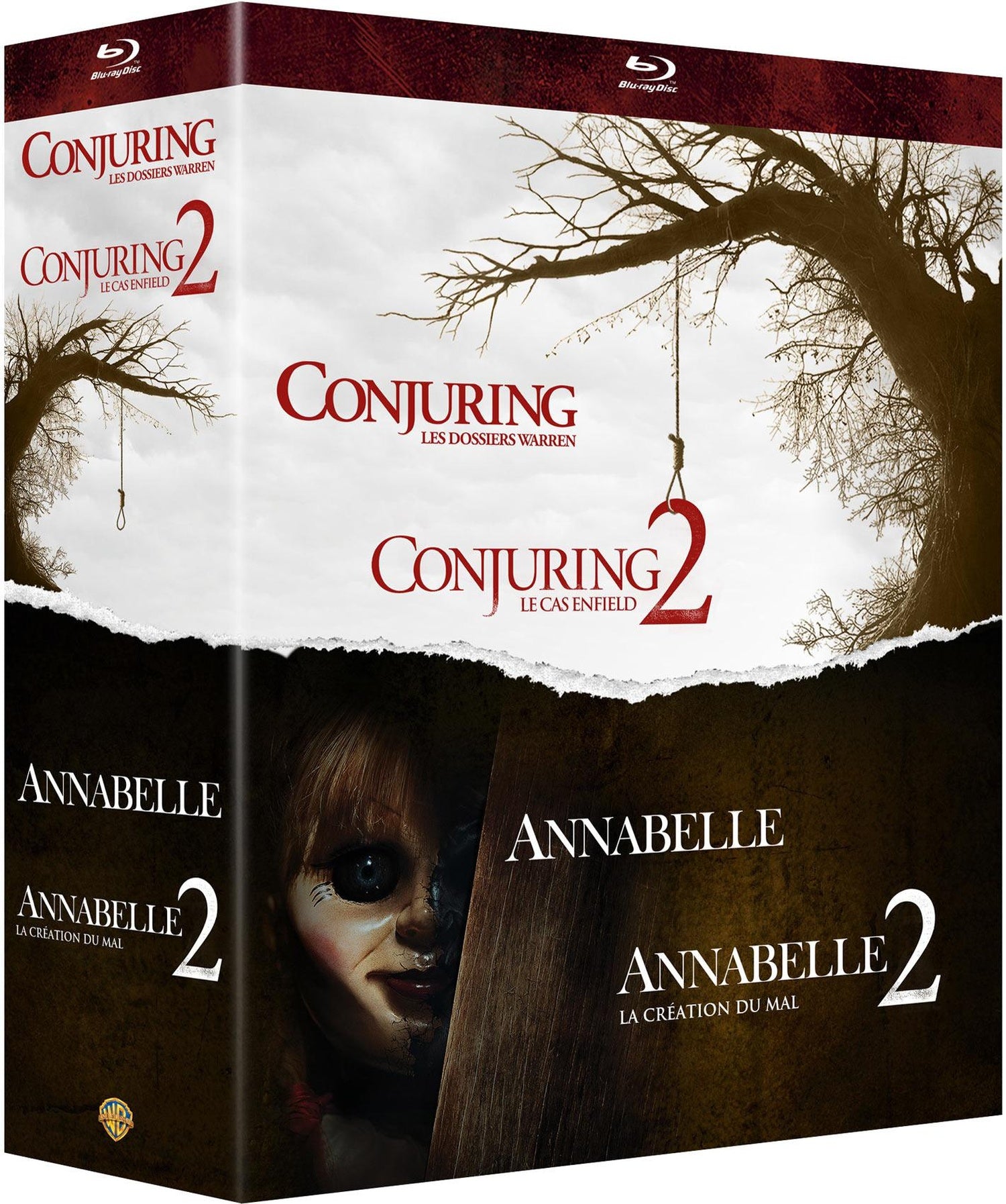 Warren - Collection de 4 films - Annabelle et Conjuring [Blu-ray]