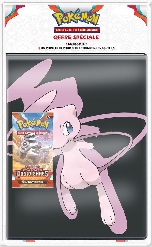 Pokémon JCC - Écarlate et Violet - Portfolio avec booster Flammes Obsidiennes (1x blister aléatoire)