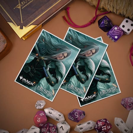 Ultra Pro - Magic: The Gathering - Universes Beyond: Final Fantasy - Sachet de 105 protèges cartes illustrés Apex Sephiroth