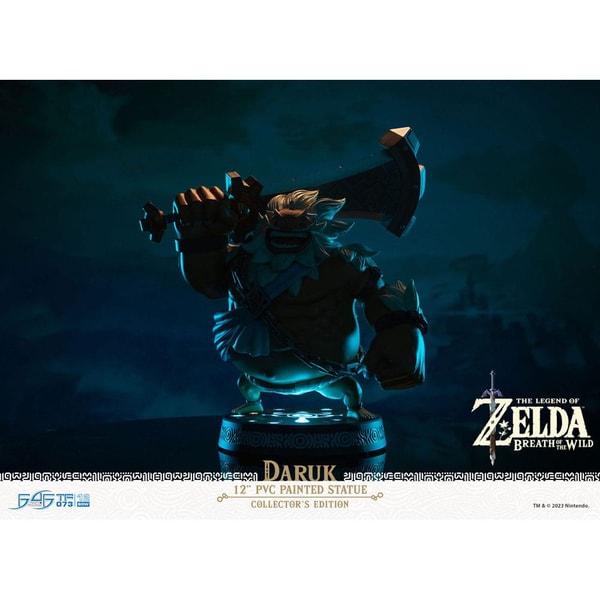 First 4 Figures - The Legend of Zelda : Breath of the Wild - Daruk Statue Edition Collector 29cm - flash vidéo