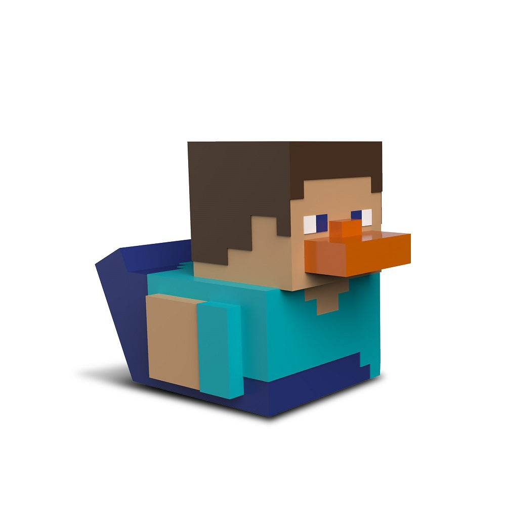 Numskull - Mini TUBBZ Canard de bain - Minecraft - Steve (Édition baignoire) - 8cm - flash vidéo