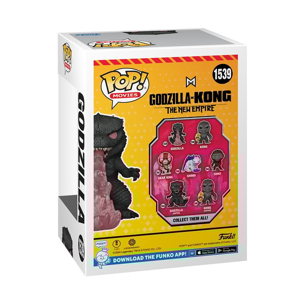 Funko Pop! Movies: Godzilla x Kong: The New Empire - Godzilla - flash vidéo