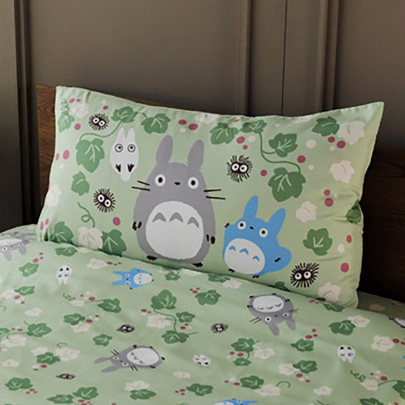 Ghibli - Mon voisin Totoro - Housse de coussin Natsu Totoro Feuille Verte
