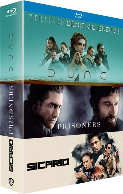 3 films de Denis Villeneuve : Dune + Prisoners + Sicario [Blu-ray]