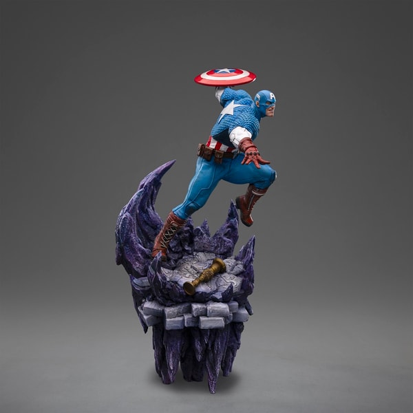 Iron Studios - Deluxe BDS Art Scale 1/10 - Marvel - Captain America "Infinity Gauntlet" Statue 34cm - flash vidéo