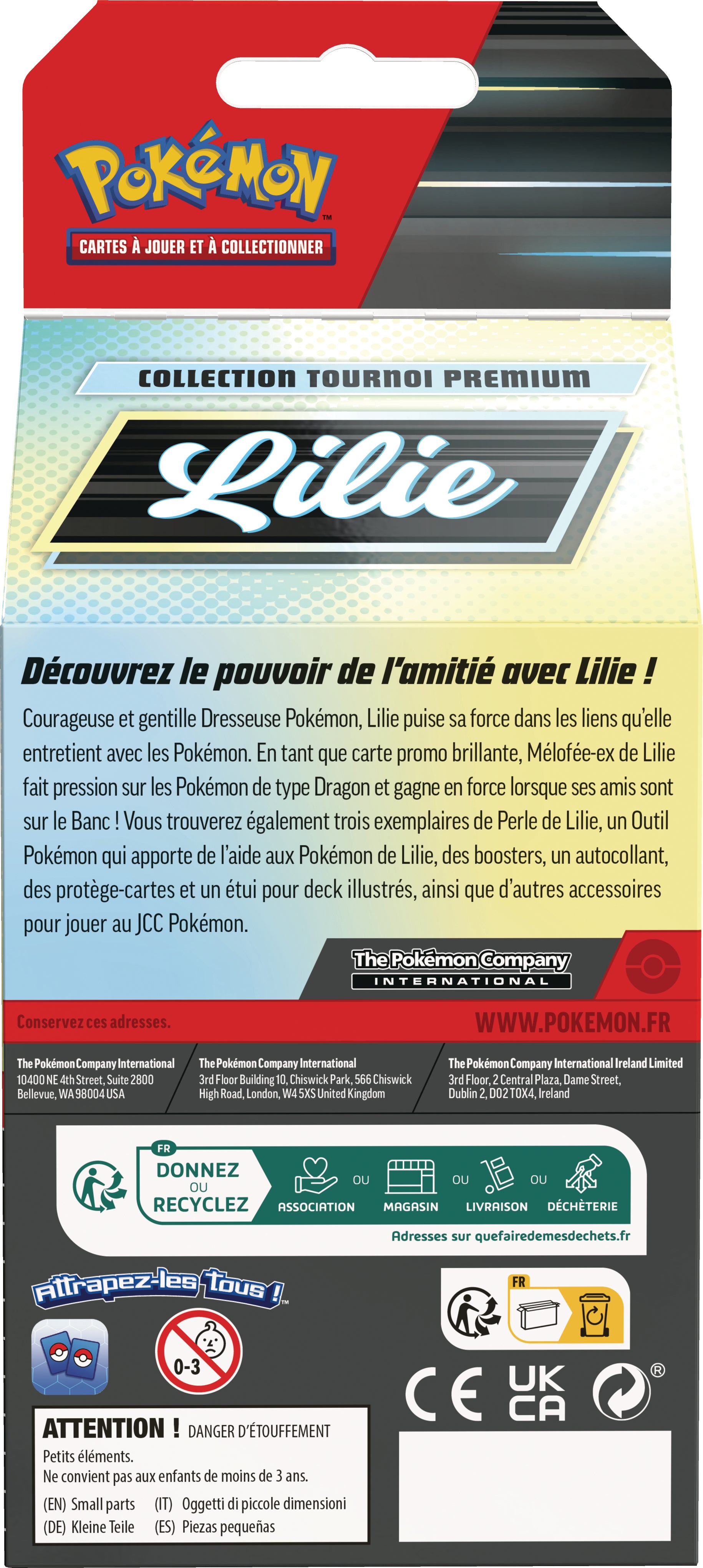 Pokémon JCC : Collection Tournoi Premium - Lilie - flash vidéo