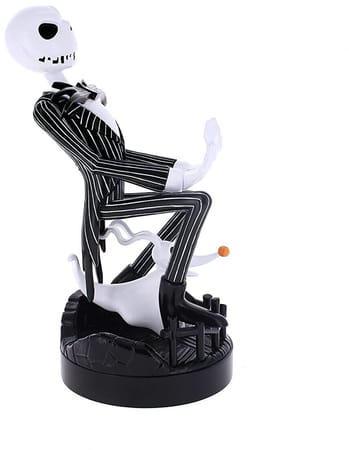 Cable Guys - Disney - L'Étrange Noël de monsieur Jack - Jack Skellington Support Chargeur pour Téléphone et Manette - flash vidéo