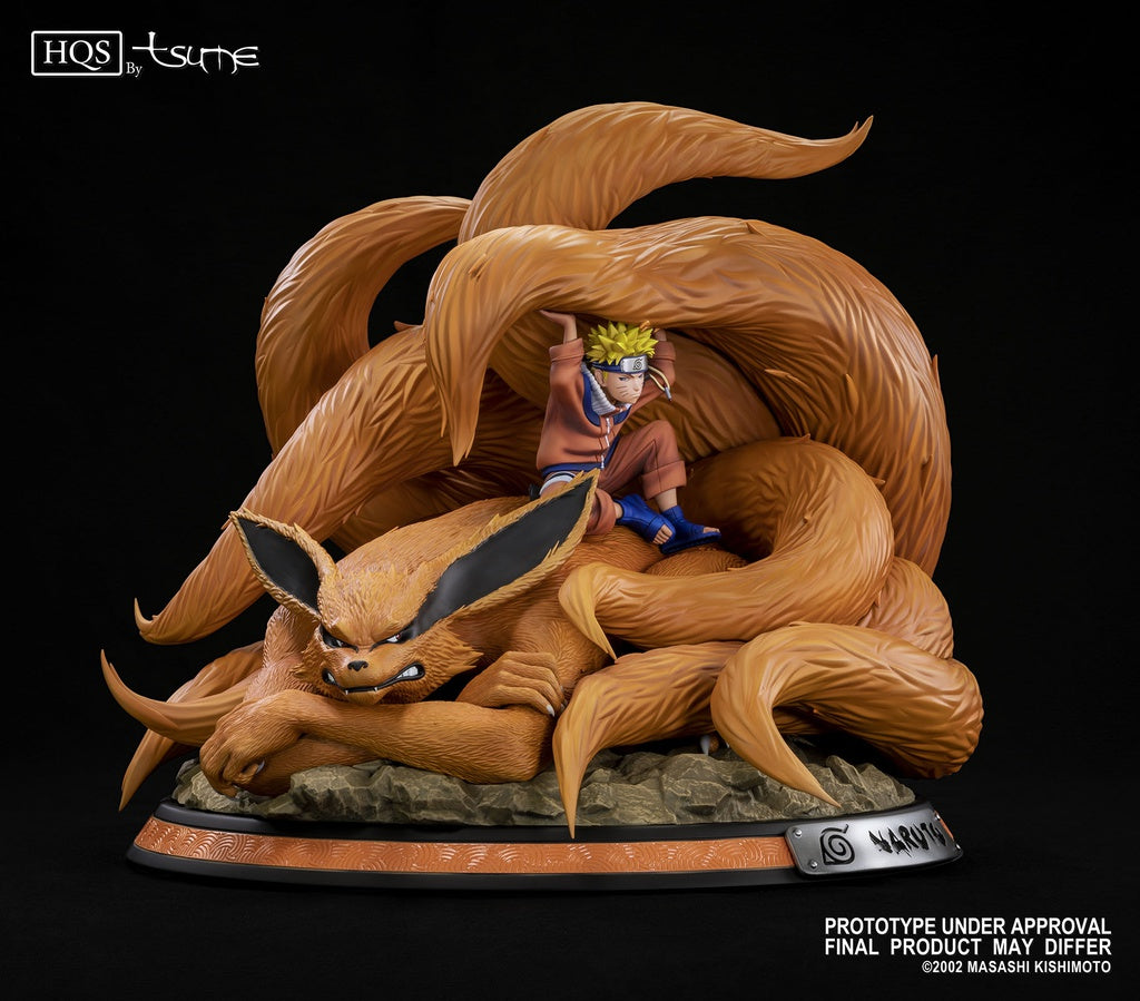 Naruto - Statue HQS Naruto et Kyubi "Linked By The Seal" - flash vidéo