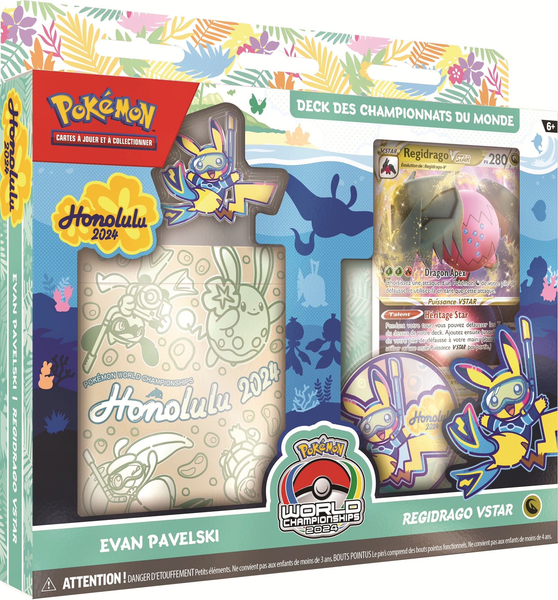 Pokémon JCC - Deck des Championnats du Monde du JCC Pokémon 2024 (1x deck aléatoire)