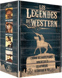 Les Légendes du western : L'homme des hautes plaines + Winchester 73 + Les affameurs + La caravane de feu [DVD]
