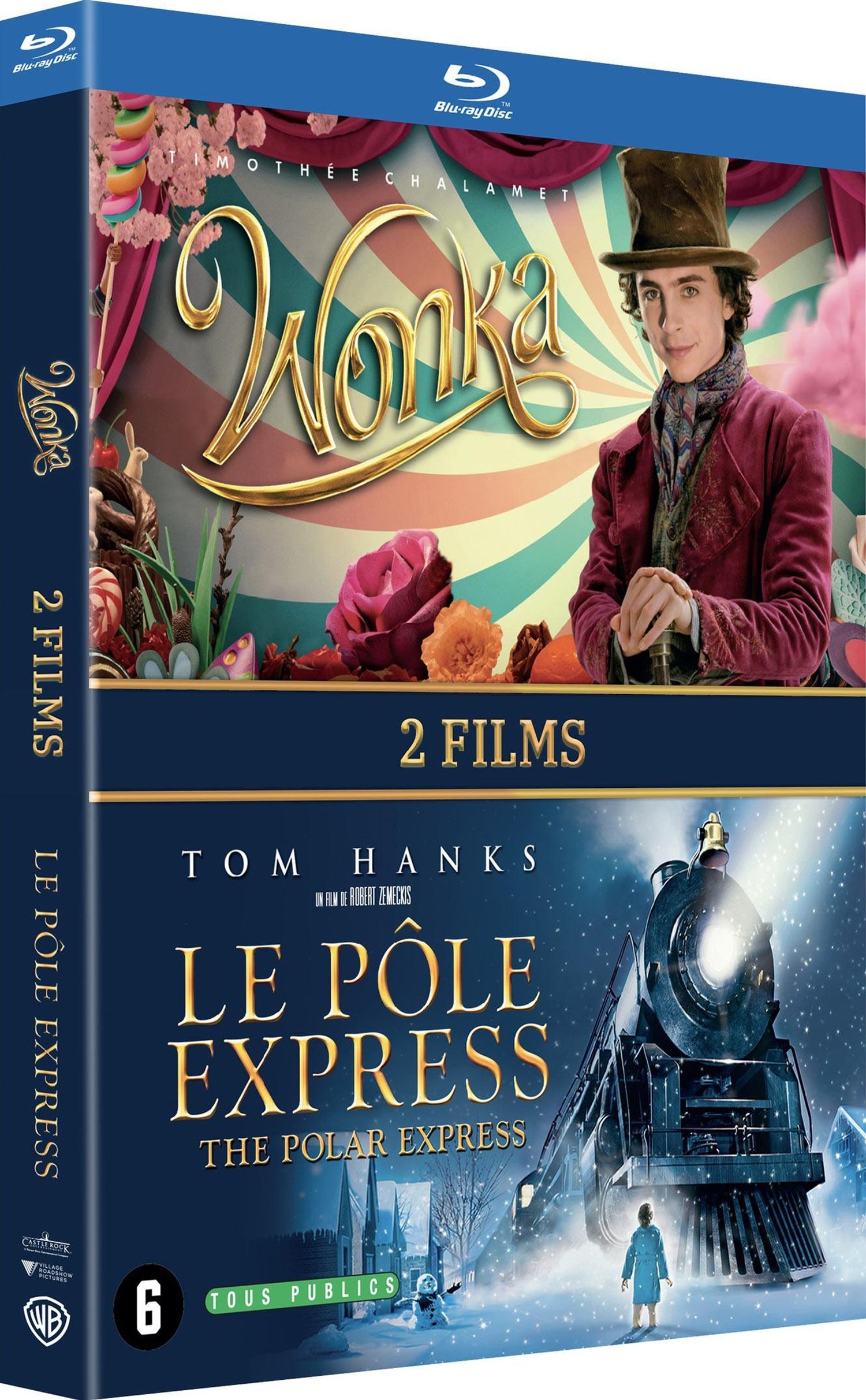 Wonka + Le Pôle Express [Blu-ray]