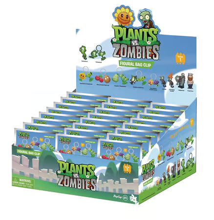 Plants vs. Zombies - Assortiment en blind bag de figurines de sac de collection en mousse (Série 1) (24 pcs)