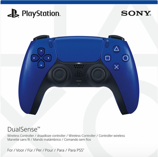PS5 DualSense Wireless Controller Cobalt Blue - flash vidéo